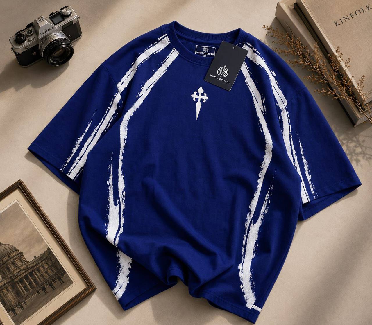 NeoVastra Phantom Blue Oversized T-Shirt